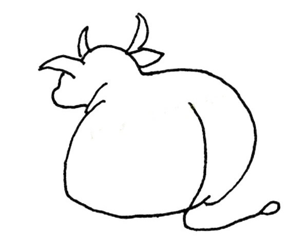 水牛简笔画图片