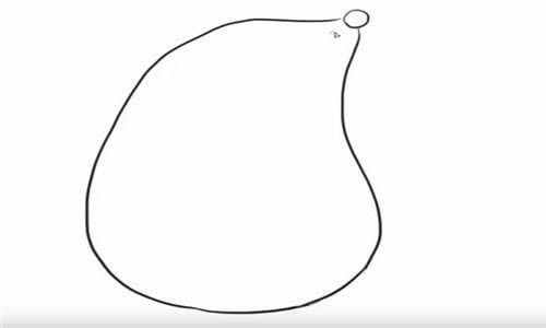 小鼹鼠简笔画教程