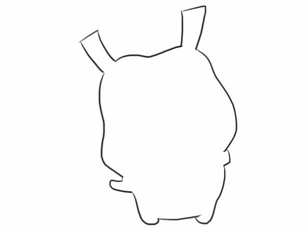 卡通小狗简笔画