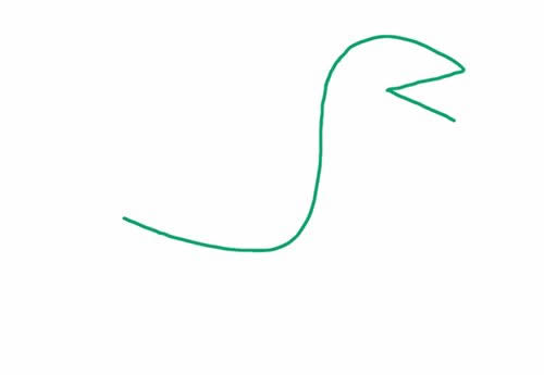 小恐龙简笔画的画法步骤