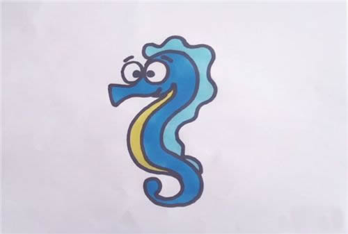 海马简笔画