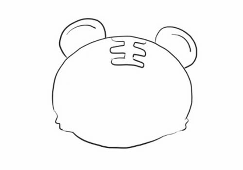 老虎简笔画步骤图解 小老虎简笔画图片