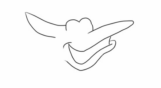 卡通翼龙简笔画图片 翼龙简笔画步骤图解