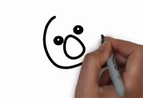 考拉简笔画图片