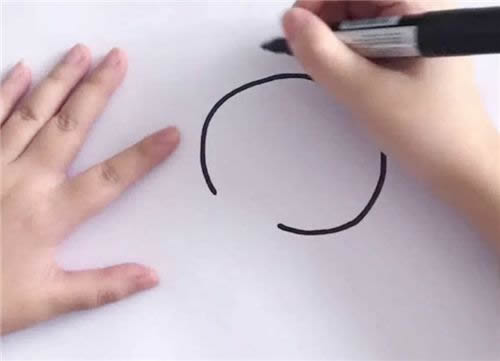 狐狸简笔画步骤图