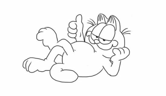 加菲猫简笔画教程 加菲猫怎么画