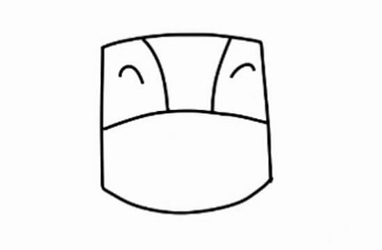 大黄牛简笔画的画法步骤图