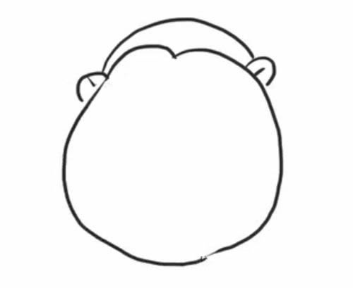 猩猩简笔画怎么画