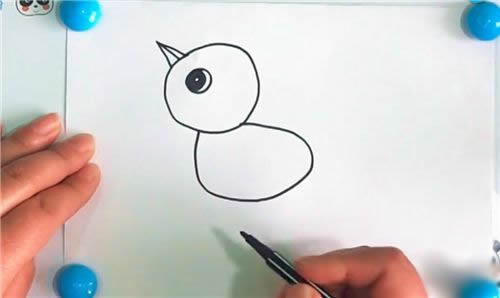 怎样画小鸡简笔画图片