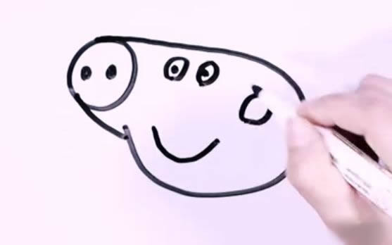 小猪佩吉简笔画