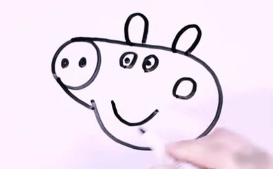 小猪佩吉简笔画