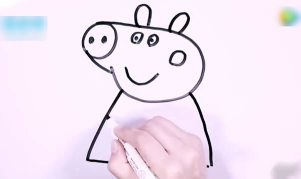 小猪佩吉简笔画