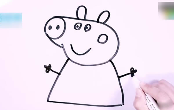 小猪佩吉简笔画