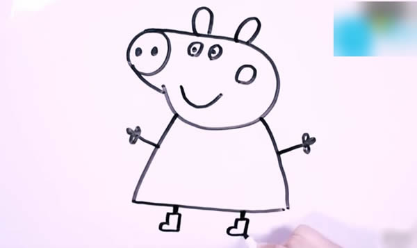 小猪佩吉简笔画