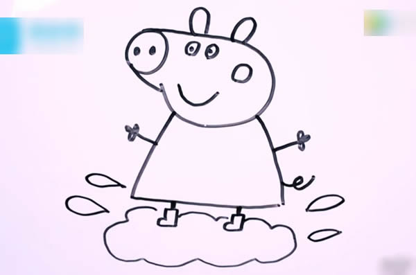 小猪佩吉简笔画