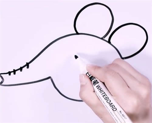 大象艾米丽简笔画 大象艾米丽简笔画步骤图片教程