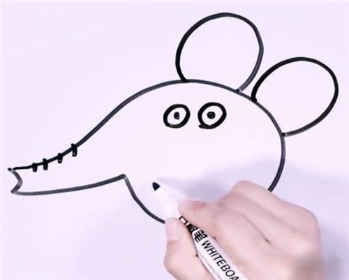 大象艾米丽简笔画 大象艾米丽简笔画步骤图片教程