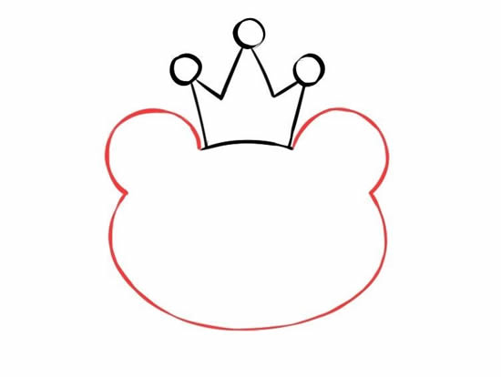 青蛙王子简笔画图片