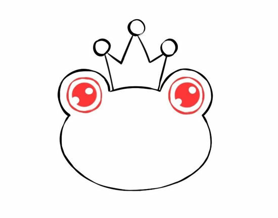 青蛙王子简笔画图片