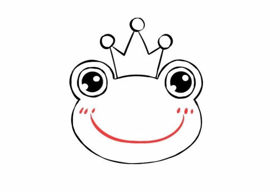 青蛙王子简笔画图片