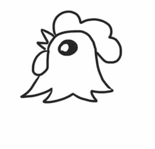 公鸡简笔画图片