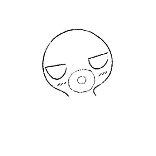 章鱼表情：昏昏欲睡