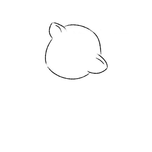 爱偷吃的老鼠简笔画步骤图