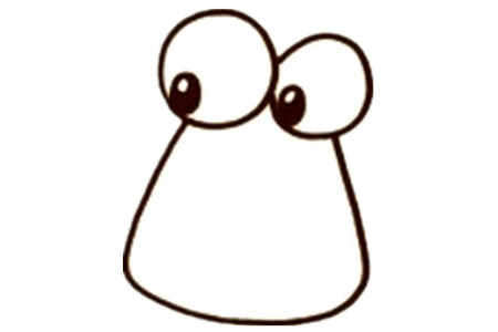 卡通小马简笔画步骤3 卡通小马简笔画步骤3