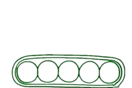 坦克简笔画步骤2 坦克简笔画步骤2