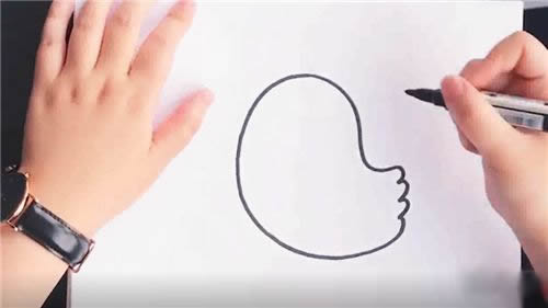 可爱的小黄鸡简笔画