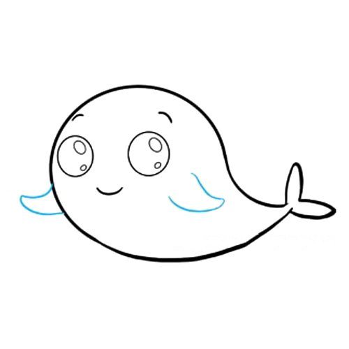 ​独角鲸简笔画