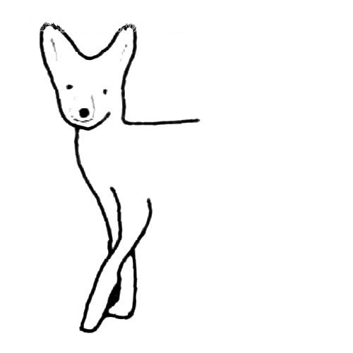 如何画狐狸简笔画步骤图