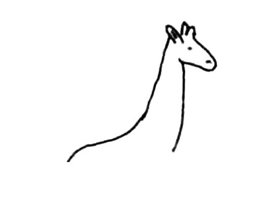 长颈鹿的画法步骤图