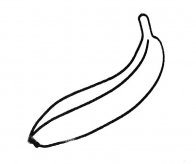 四种不同的香蕉简笔画画法图片