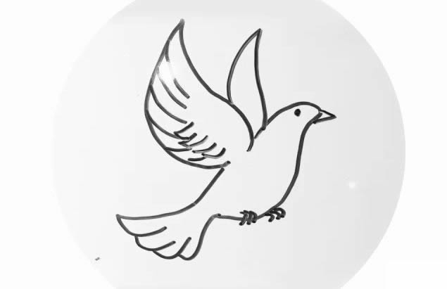 鸽子简笔画 鸽子简笔画图解教程