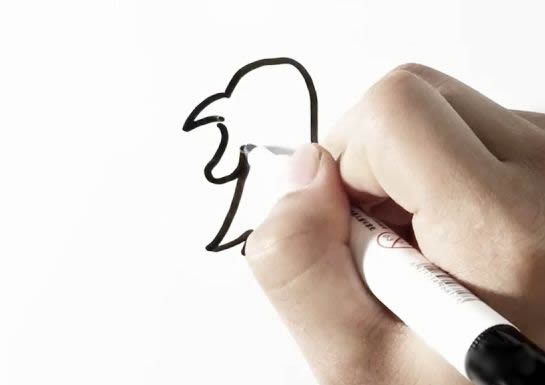 大公鸡简笔画画法步骤图片