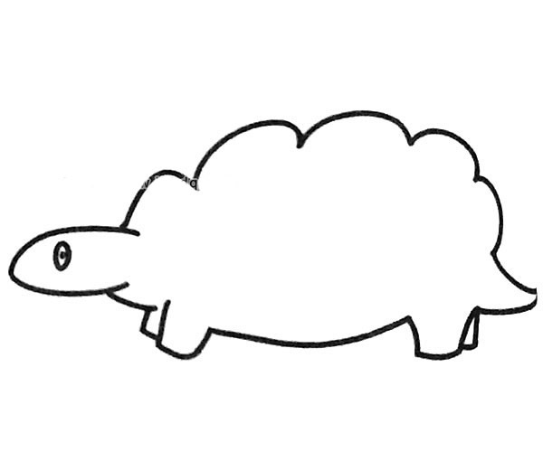 恐龙简笔画图片