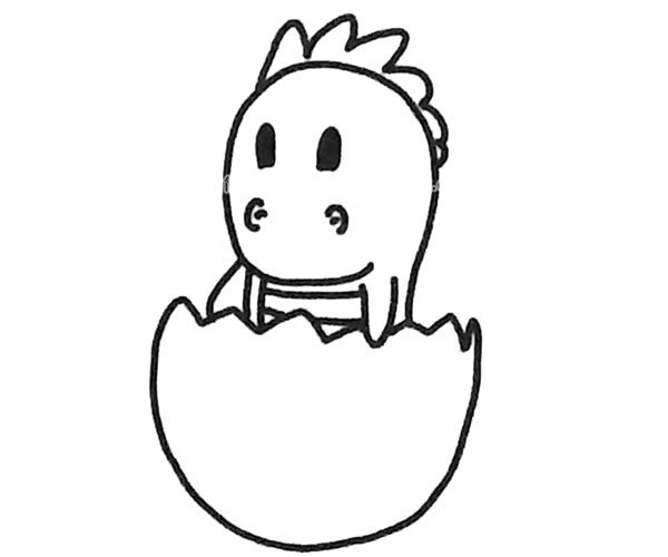 6款恐龙简笔画图片