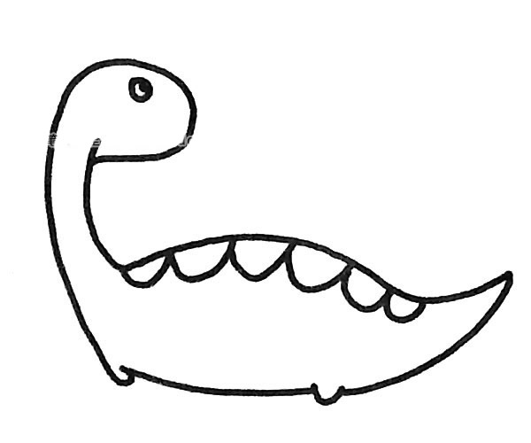 6款恐龙简笔画图片