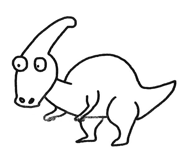 6款恐龙简笔画图片