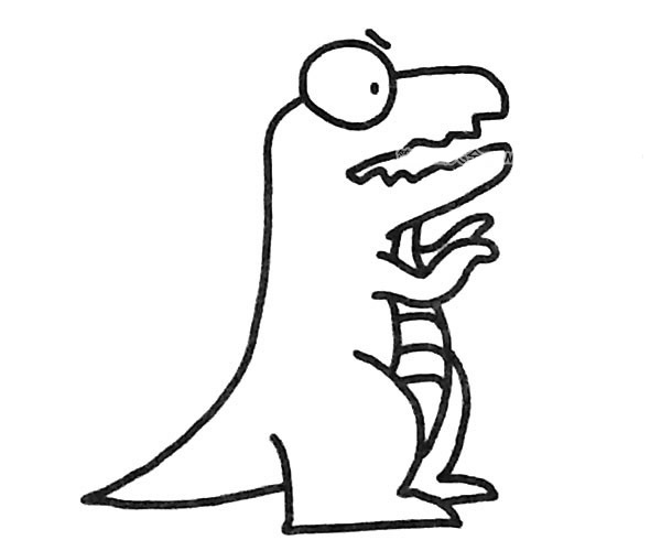 儿童恐龙的简单画法大全