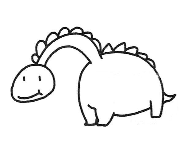 儿童恐龙的简单画法大全