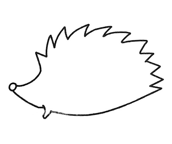 儿童刺猬简笔画步骤教程 刺猬的简单画法