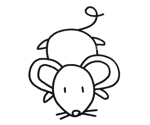 6款可爱的卡通老鼠简笔画图片