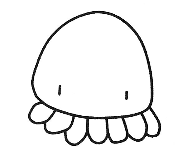 6款卡通章鱼简笔画图片