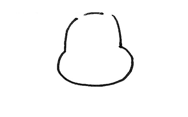 呆萌的河马简笔画步骤图解