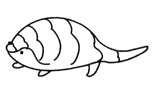 6款穿山甲简笔画图片