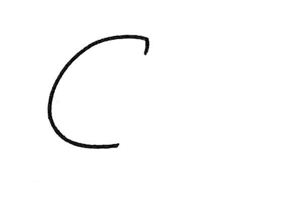 变色龙简笔画步骤图解