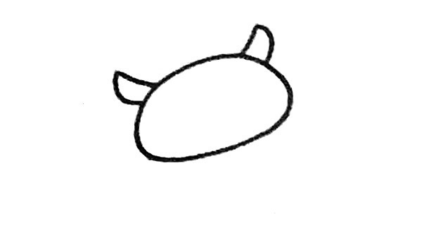 蝙蝠简笔画步骤图解