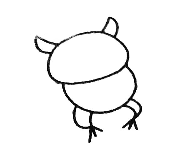 蝙蝠简笔画步骤图解